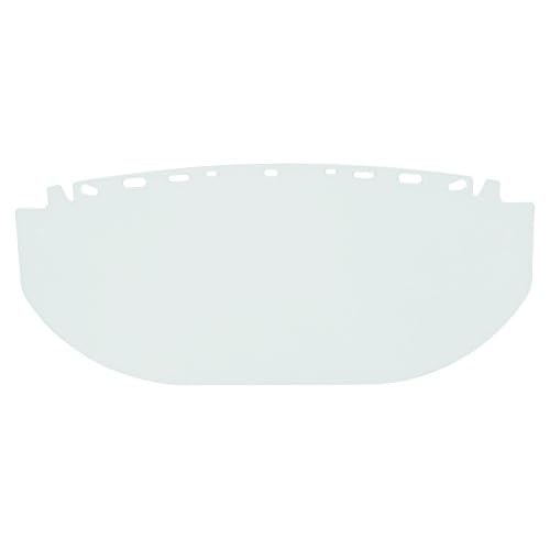Bullard CS40 Clear, Flat, Multi-fit Acetate Visor for use with Bullard Face Protection Brackets, 9 x 19 34 x 0.040