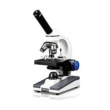 مجهر مركب أحادي المستوى من Parco Scientific PBC-505SLRC، عدسة عينية 10x WF و25x WF، تكبير 40x1000x، إضاءة LED Brightfield، مرحلة ميكانيكية، بطارية قابلة لإعادة الشحن