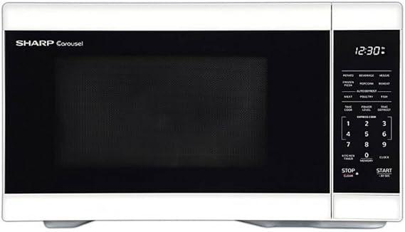 1.1 cu. ft. White Countertop Microwave Oven (SMC1161HW)